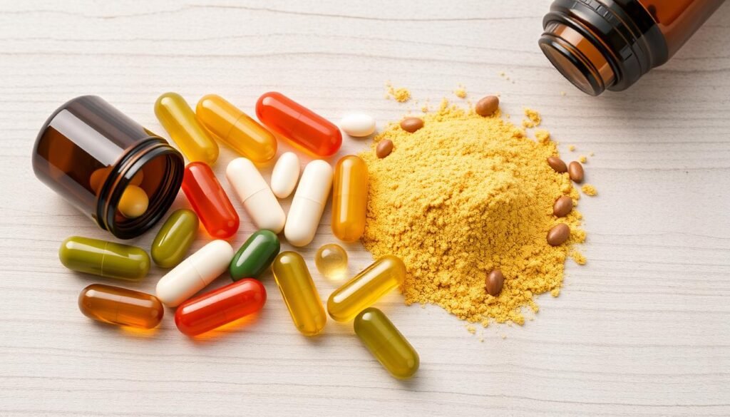 Non-stimulant supplements for muscle growth