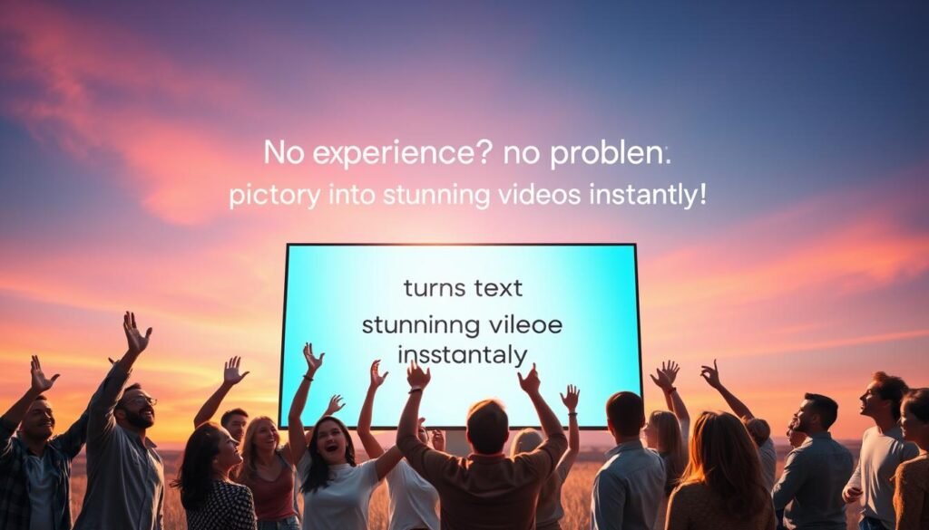 no experience? no problem! pictory turns text into stunning videos instantly!